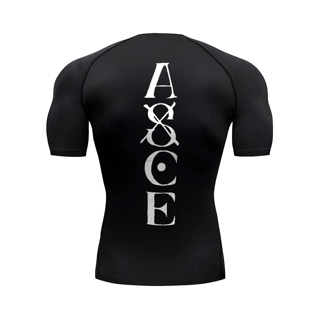 Flame Rogue Compression Shirt Black - AY - Line Anime