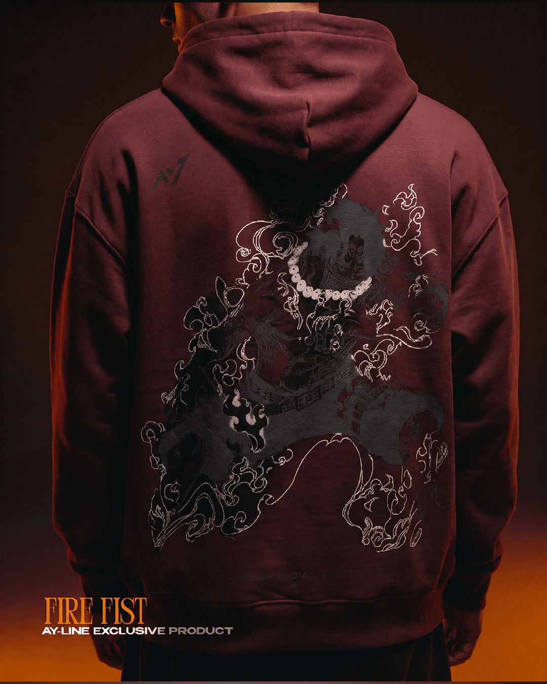 Fire Fist Streetwear Hoodie - AY-Line Anime