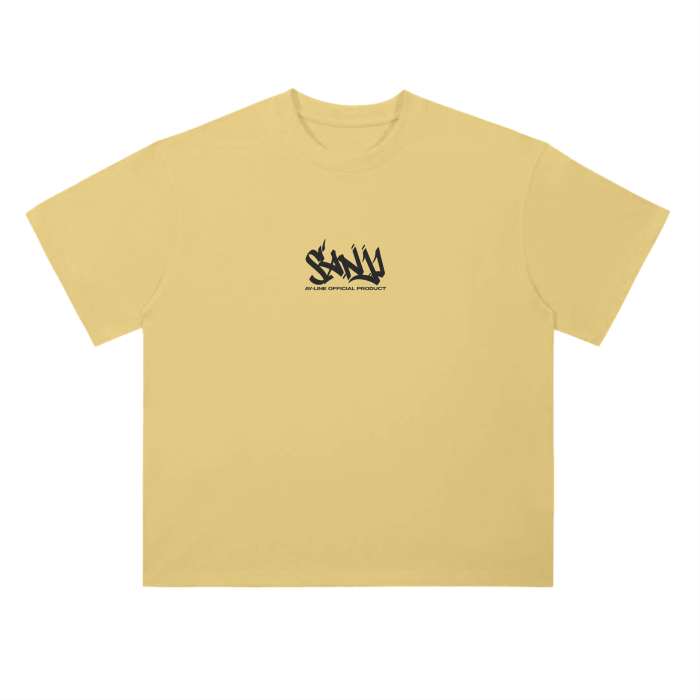 Black Leg Neon Streetwear Shirt Yellow - AY - Line Anime
