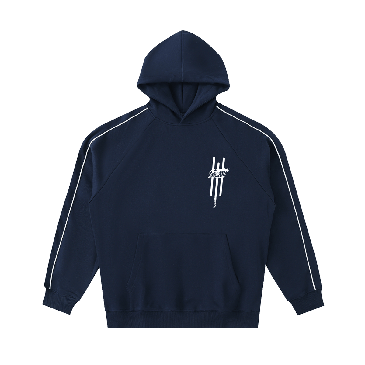 Upper 3 Streetwear Striped Hoodie - AY - Line Anime