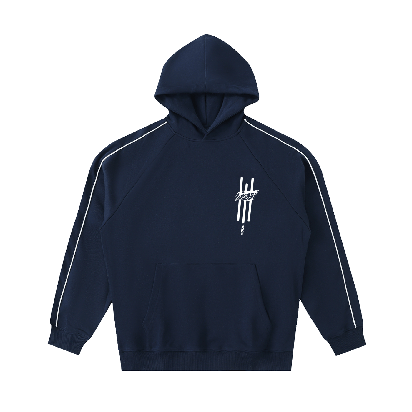 Upper 3 Streetwear Striped Hoodie - AY - Line Anime
