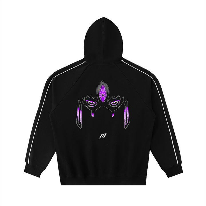 Evil Eye Striped Hoodie