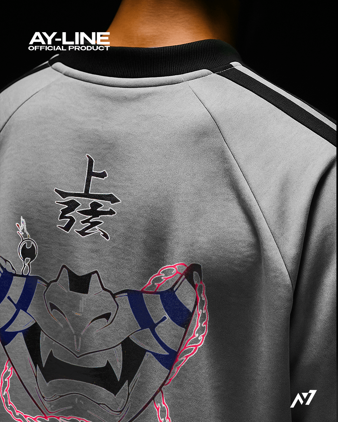 Upper 3 Streetwear Crewneck Shirt - AY - Line Anime