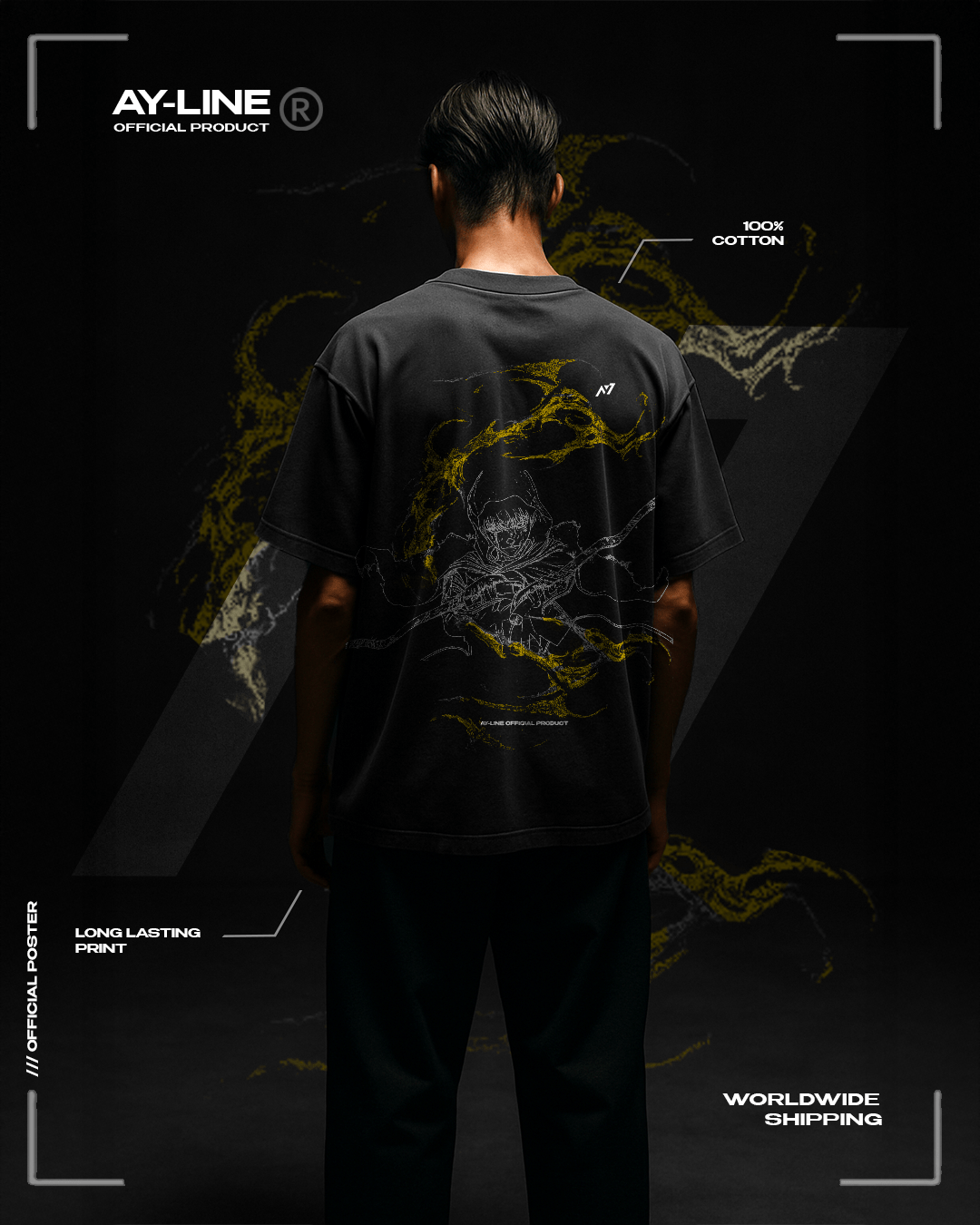 Silent Flash Dark Streetwear Shirt - AY - Line Anime