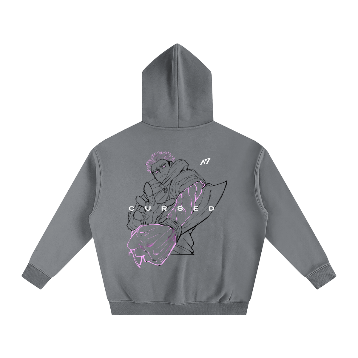 CURSED. Streetwear Hoodie - AY - Line Anime