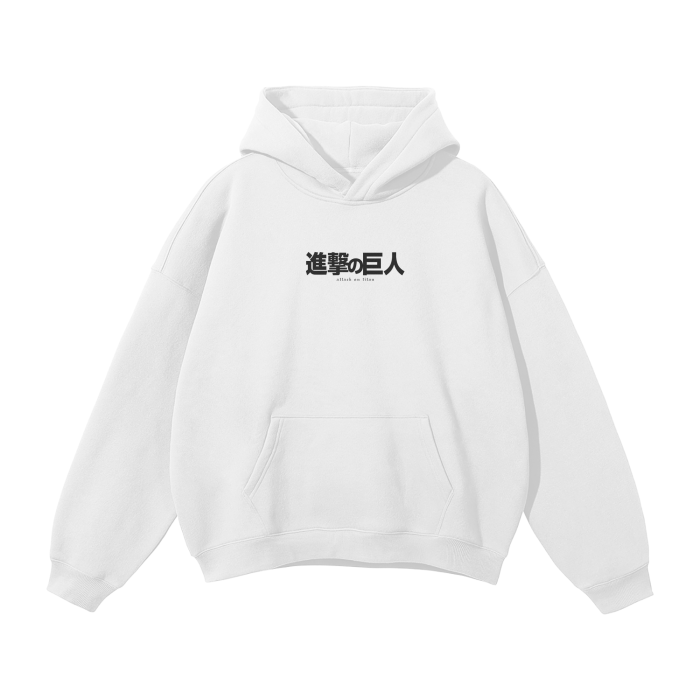 Wings of Destruction Streetwear Hoodie White - AY - Line Anime