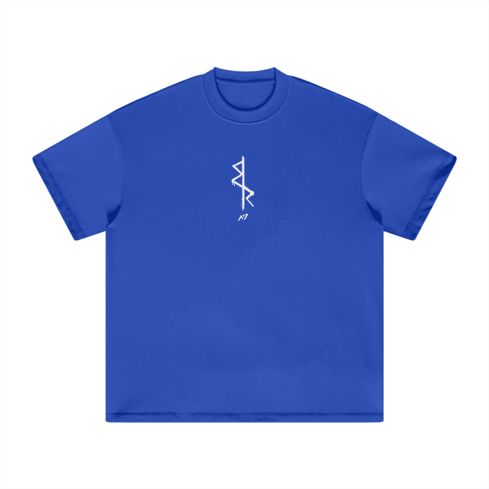 Neon Dash Streetwear Shirt Blue Heavy Weight - AY - Line Anime