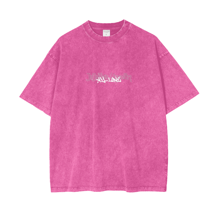 The Disgraced One Streetwear Shirt Pink Washed - AY - Line Anime