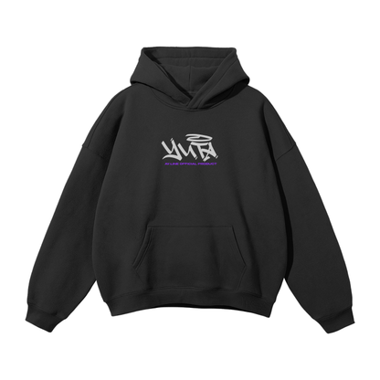 Cursed Companion Graffiti Streetwear Hoodie Black - AY - Line Anime