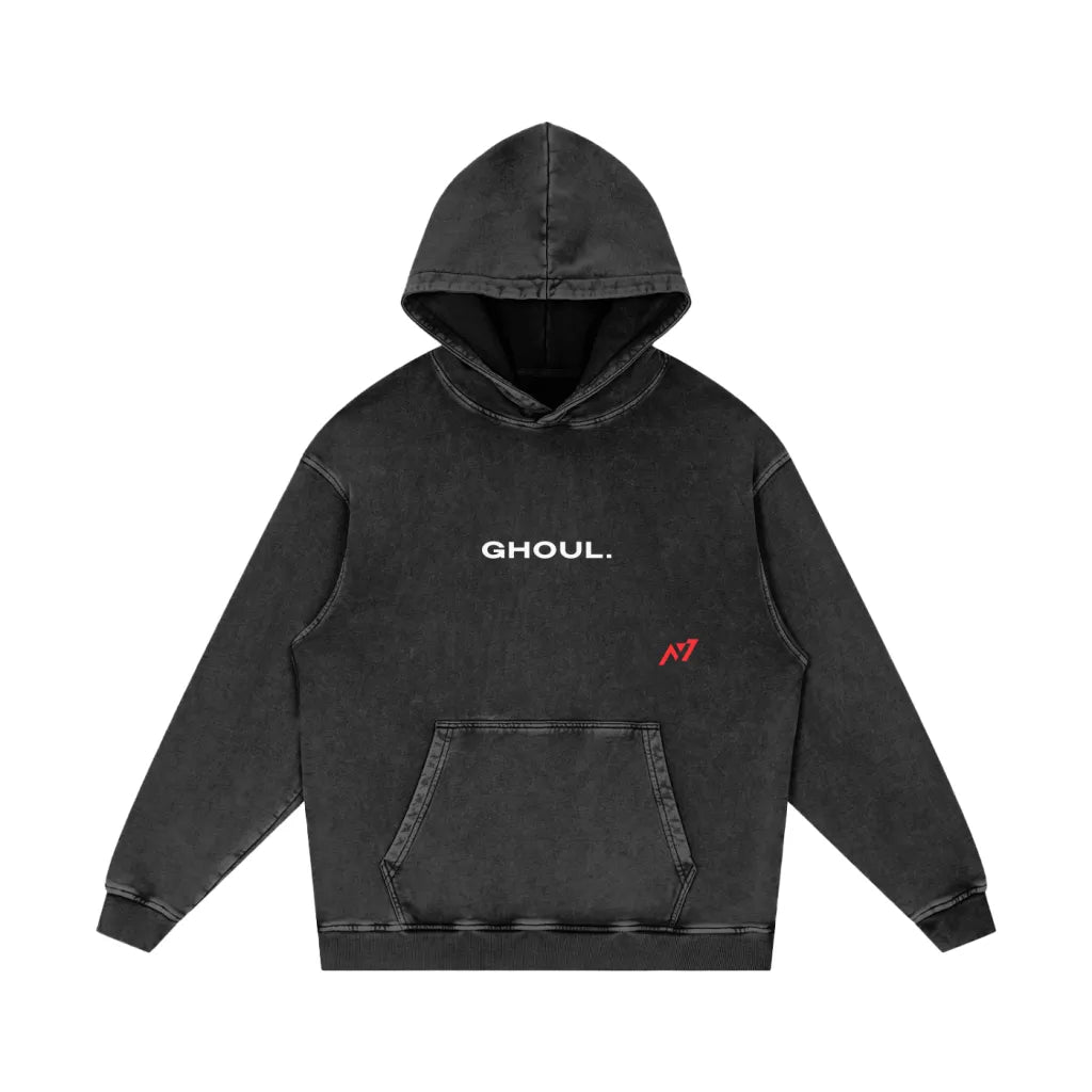 Centipede Streetwear Hoodie Black Washed - AY - Line Anime