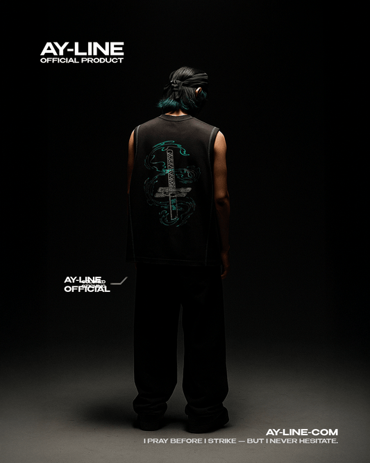 Mist Breathing Streetwear Tank Top - AY - Line Anime
