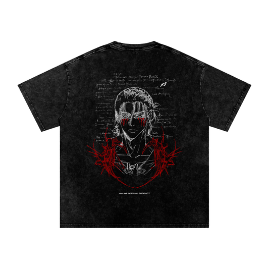 The Unforgiven Path Dark Washed Streetwear Shirt - AY - Line Anime