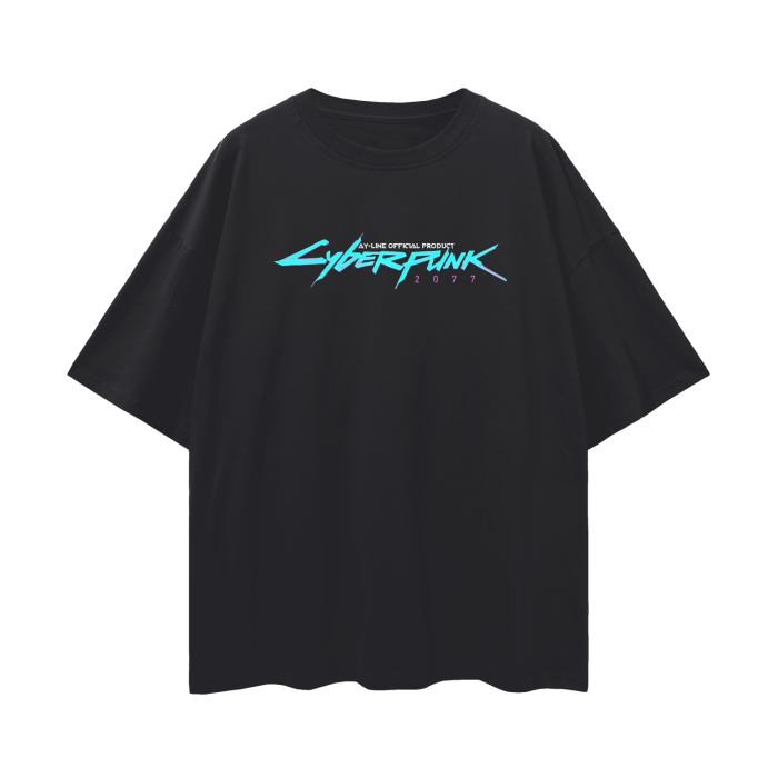 Data Flow Streetwear Shirt Black - AY - Line Anime