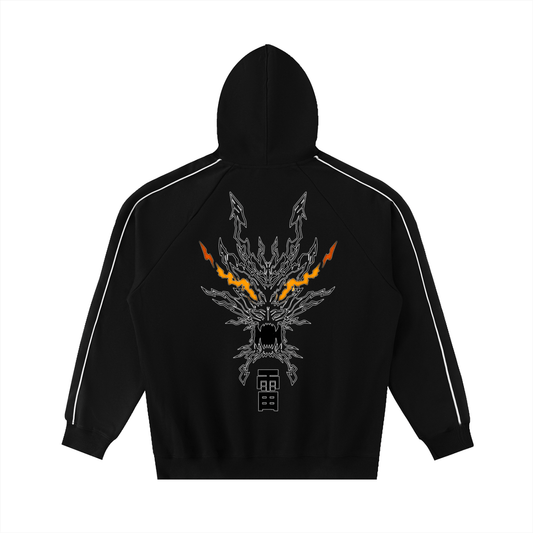 Thunderclap Streetwear Striped Hoodie - AY - Line Anime