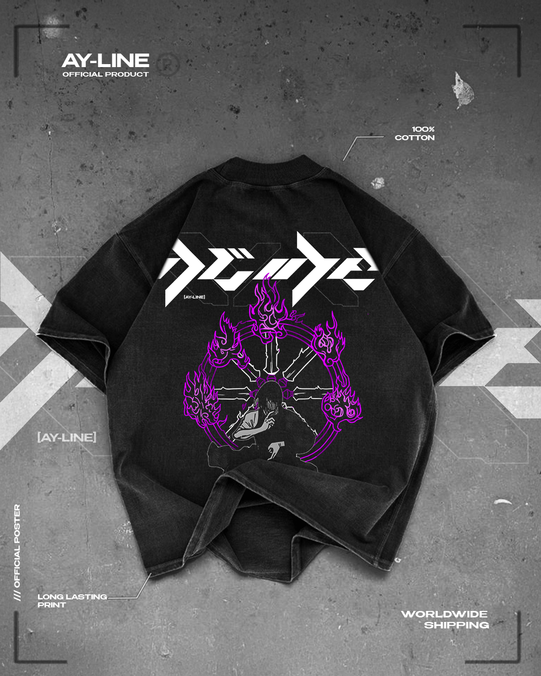 Ash of Judgment Streetwear Shirt - AY - Line Anime