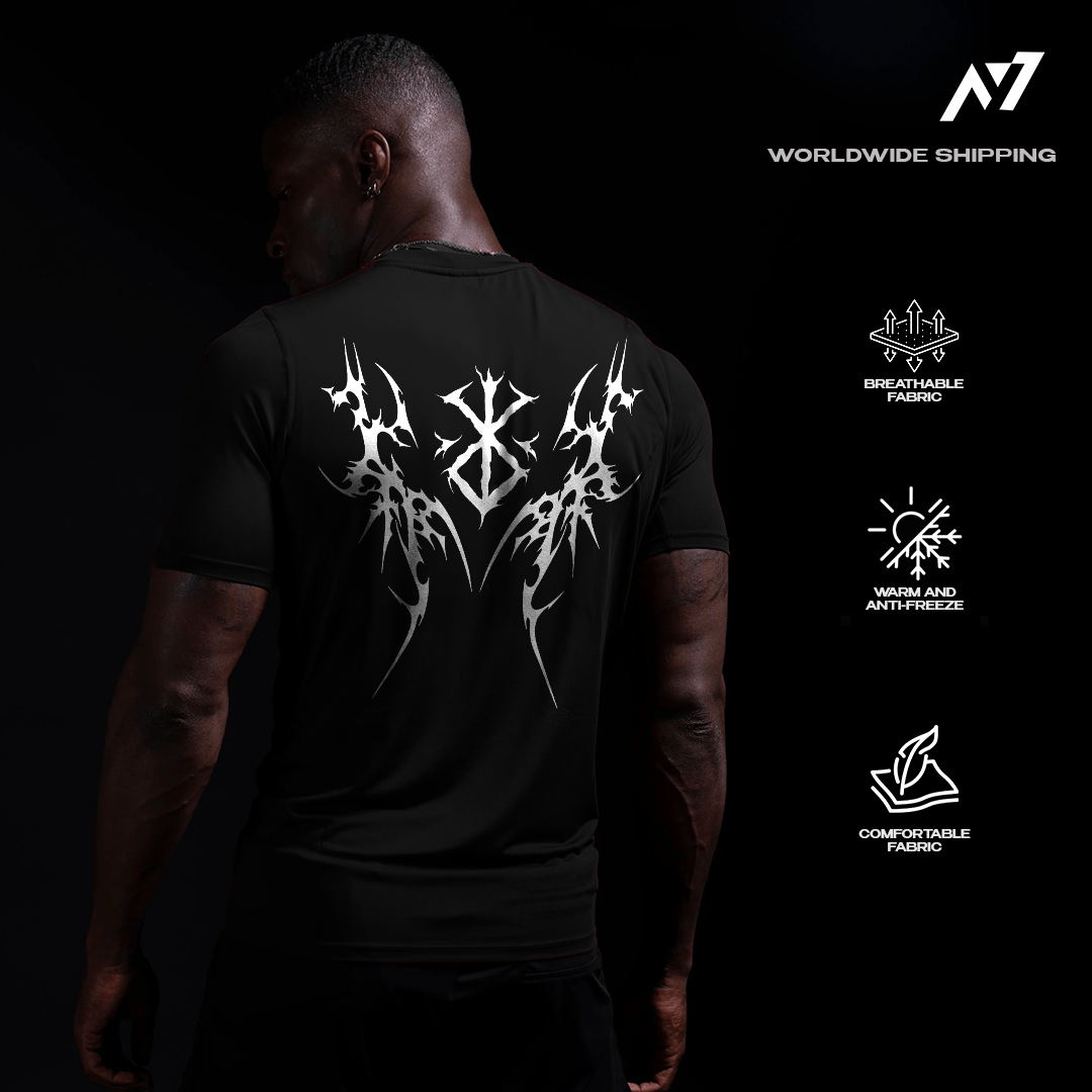 Brand of Sacrifice Compression Shirt Black - AY - Line Anime