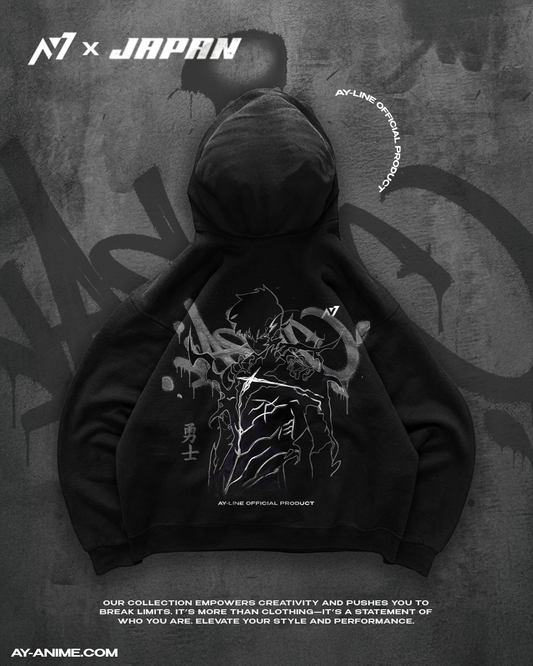 Shadow Monarch 2.0 Streetwear Hoodie - AY - Line Anime