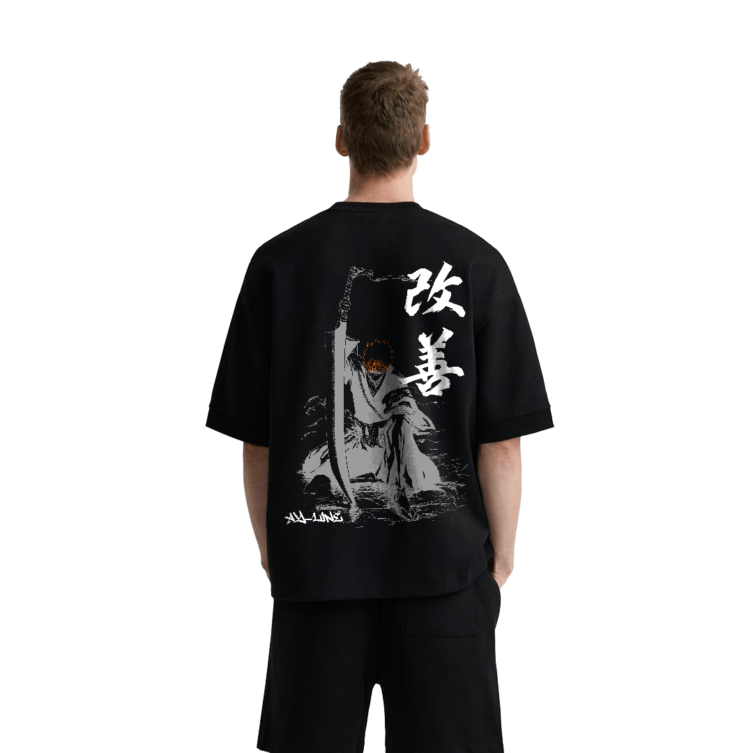 Blade of Justice Graffiti Streetwear Shirt - AY - Line Anime