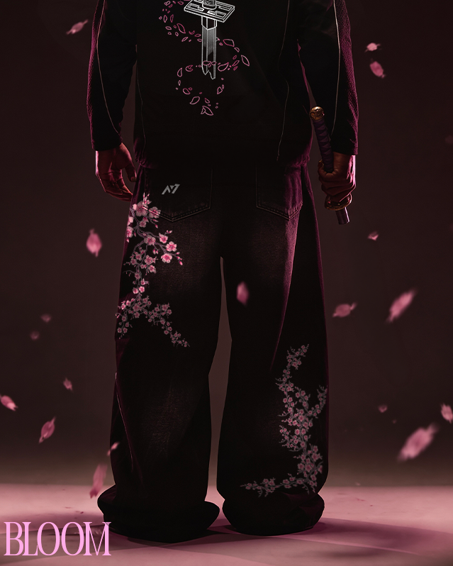 Silent Bloom Wide Leg Jeans