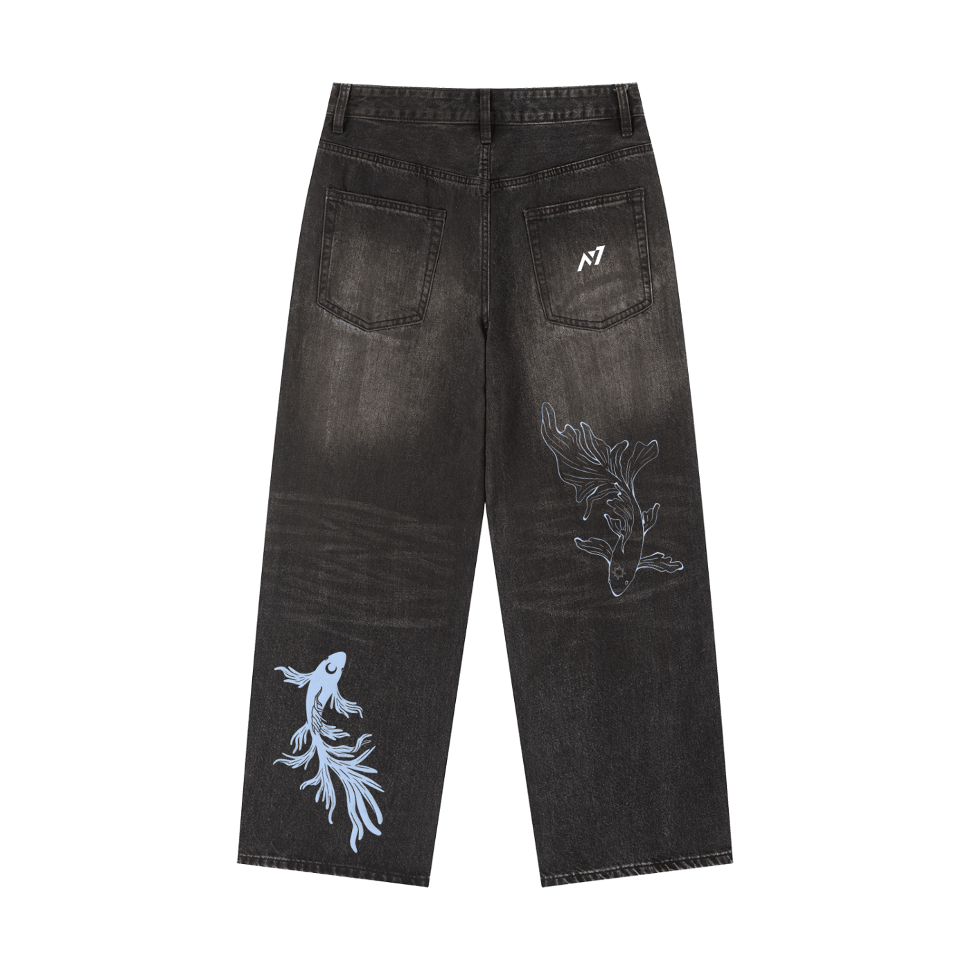 HONORED Streetwear Denim Jeans - AY - Line Anime