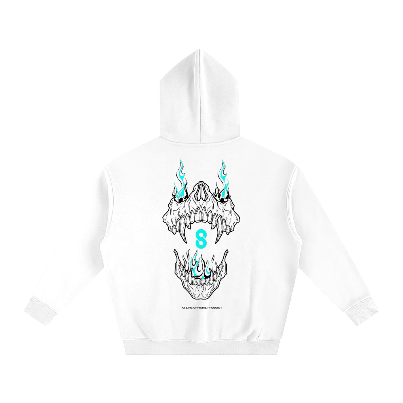 Monster Uprising Streetwear Hoodie White - AY - Line Anime