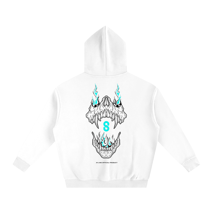 Monster Uprising Streetwear Hoodie White