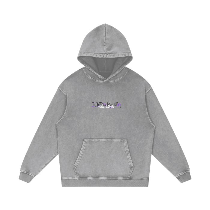 Lucky Strike Streetwear Hoodie Grey Washed - AY - Line Anime