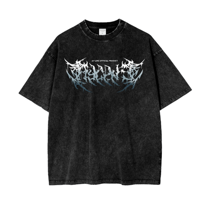 The Honored One Metal Streetwear Shirt Washed - AY - Line Anime