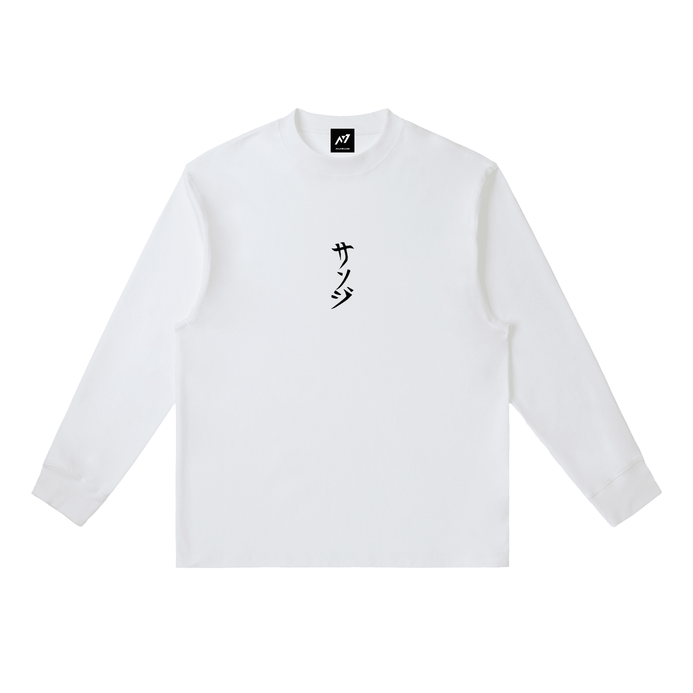 Black Leg Crewneck Long - Sleeve - AY - Line Anime