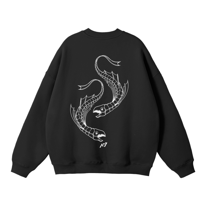 Dark Charisma Fish Streetwear Sweatshirt - AY - Line Anime