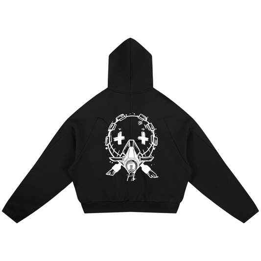 Masked Outcast Black Premium Hoodie - AY - Line Anime