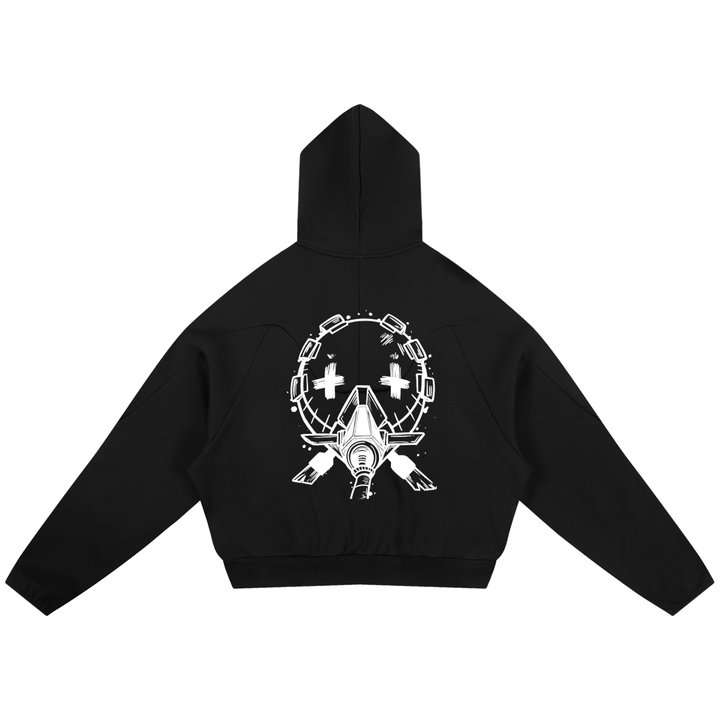 Masked Outcast Black Premium Hoodie