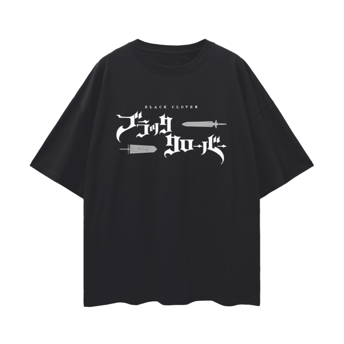 Grimoire Rise Graffiti Streetwear Shirt Black - AY - Line Anime