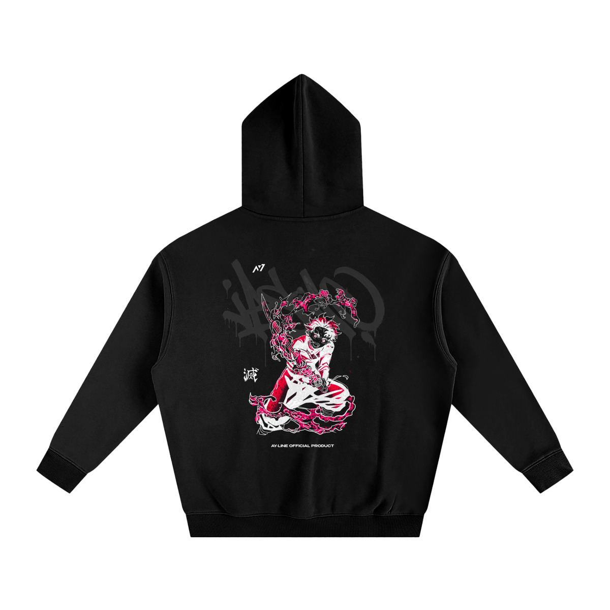 Breath of Resolve Streetwear Hoodie - AY - Line Anime
