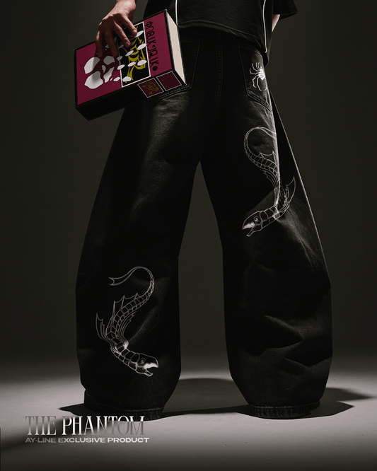 The Phantom Barrel Leg Jeans - AY-Line Anime