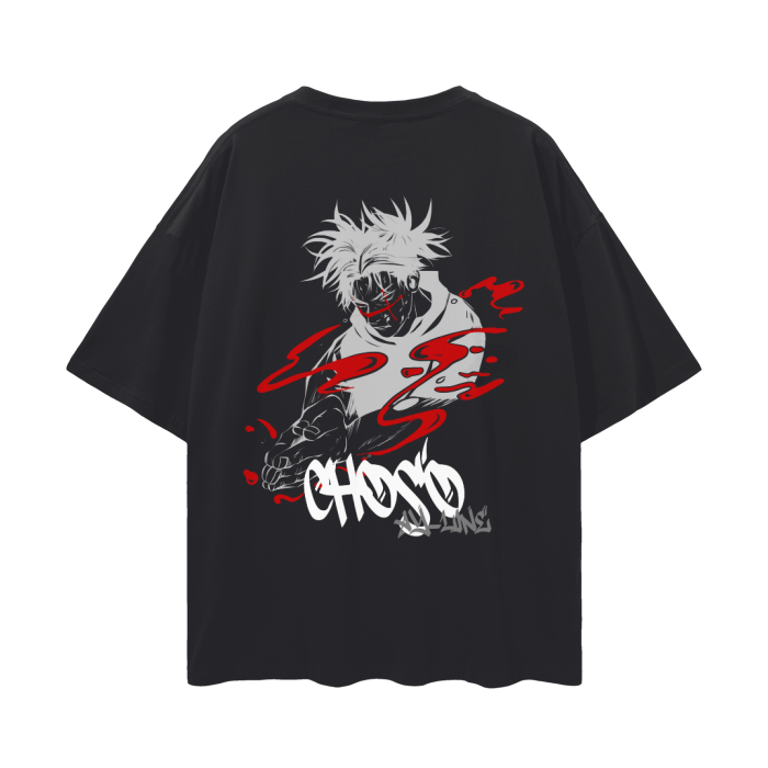 Crimson Flow Graffiti Streetwear Shirt