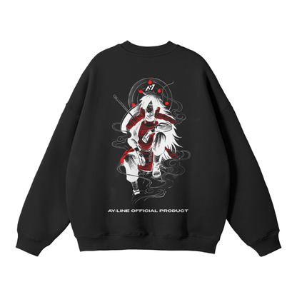 Eye of the Moon Streetwear Sweatshirt Black - AY - Line Anime