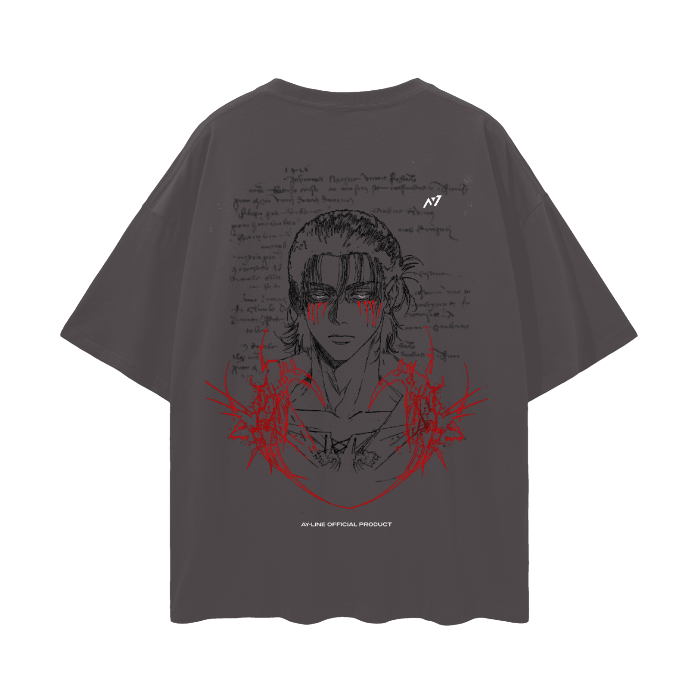 The Unforgiven Path Grey Streetwear Shirt - AY - Line Anime