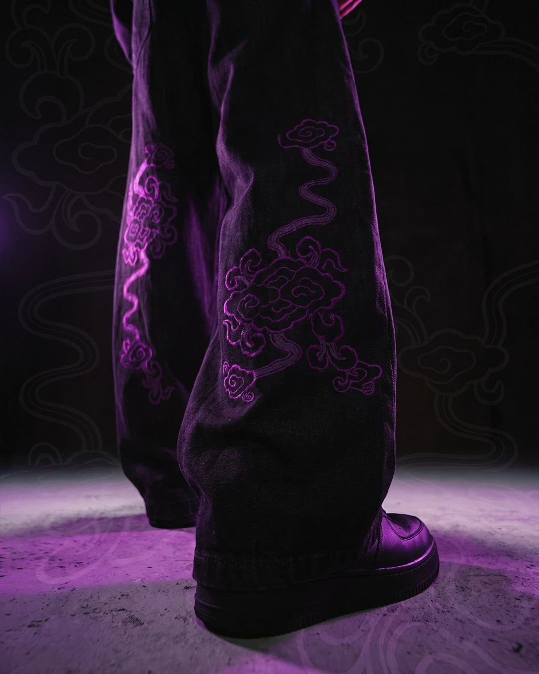 Dark Sovereign Barrel Leg Jeans - AY-Line Anime