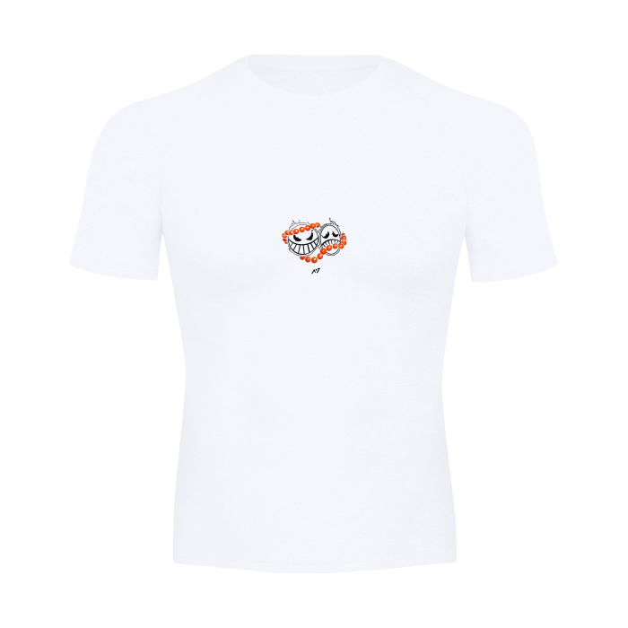 Flame Rogue Compression Shirt White - AY - Line Anime