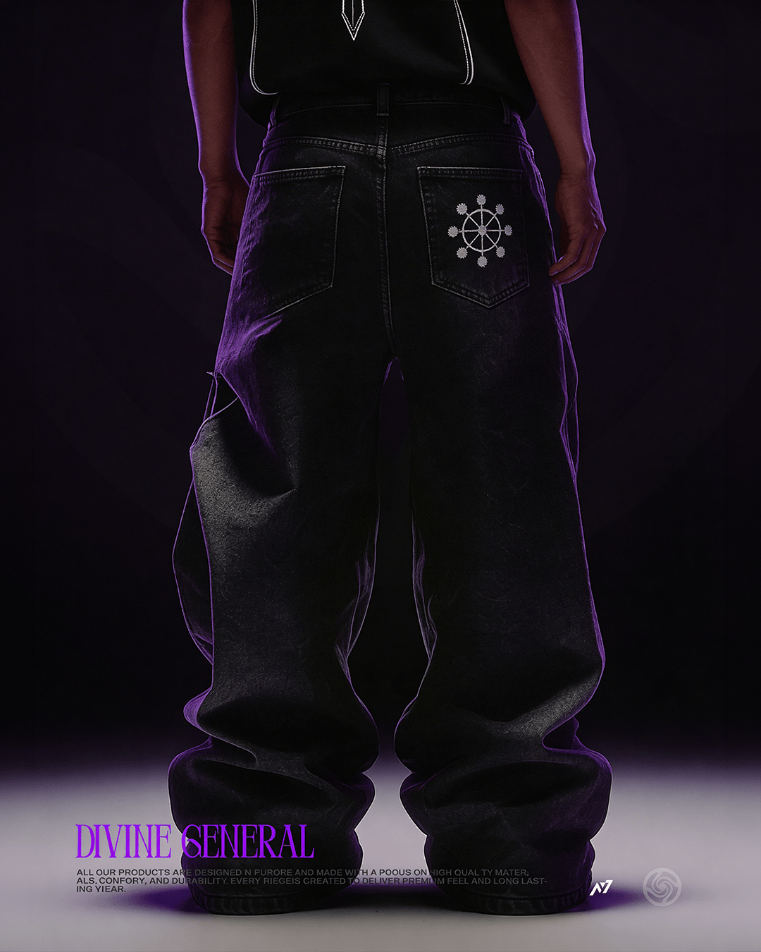 Divine General Denim Jeans - AY - Line Anime