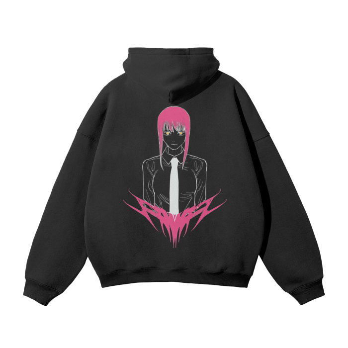 Control Devil Streetwear Hoodie Black - AY - Line Anime