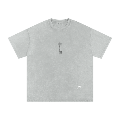 The Unforgiven Path Washed Streetwear Shirt - AY - Line Anime