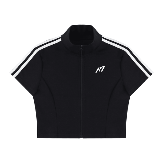 Cat Burglar Full Zip Short Sleeve - AY - Line Anime