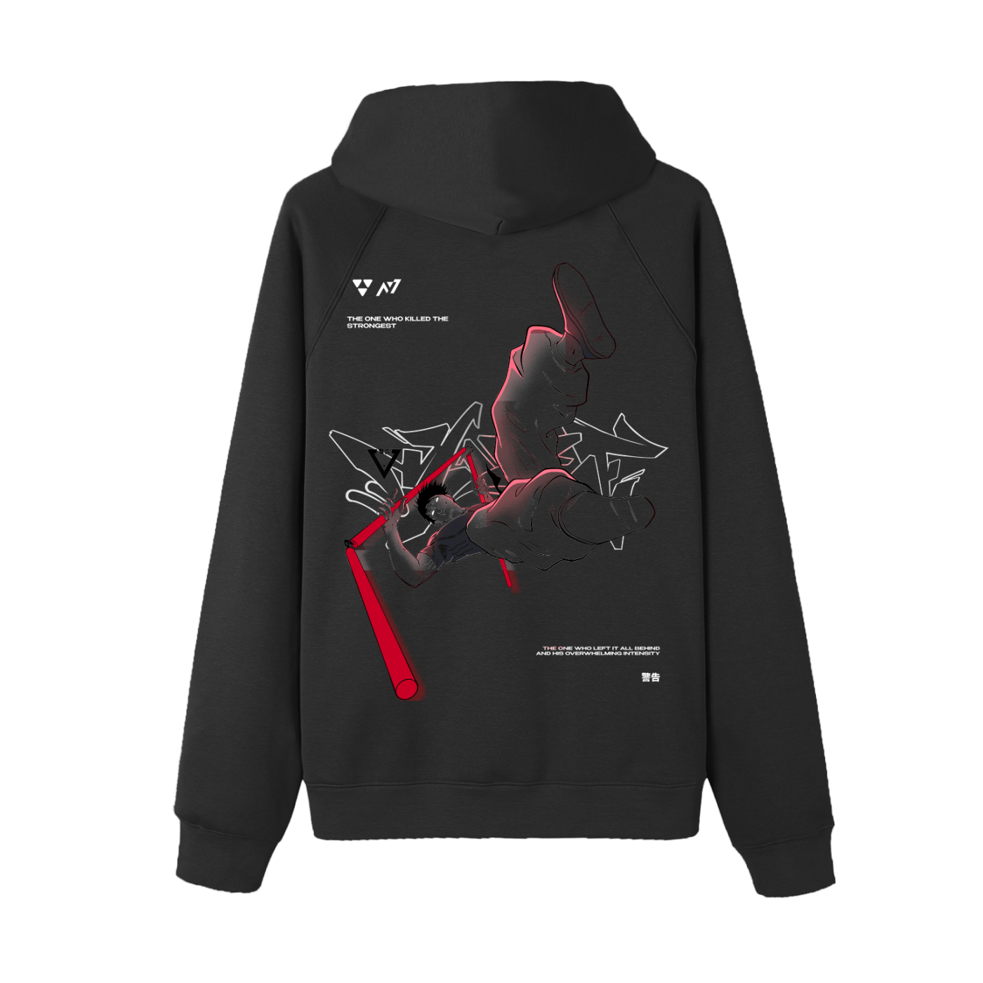 The Sorcerer Killer Graffiti Premium Hoodie - AY - Line Anime