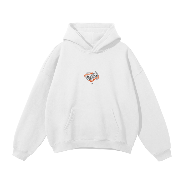 Flame Rogue Streetwear Hoodie White - AY - Line Anime