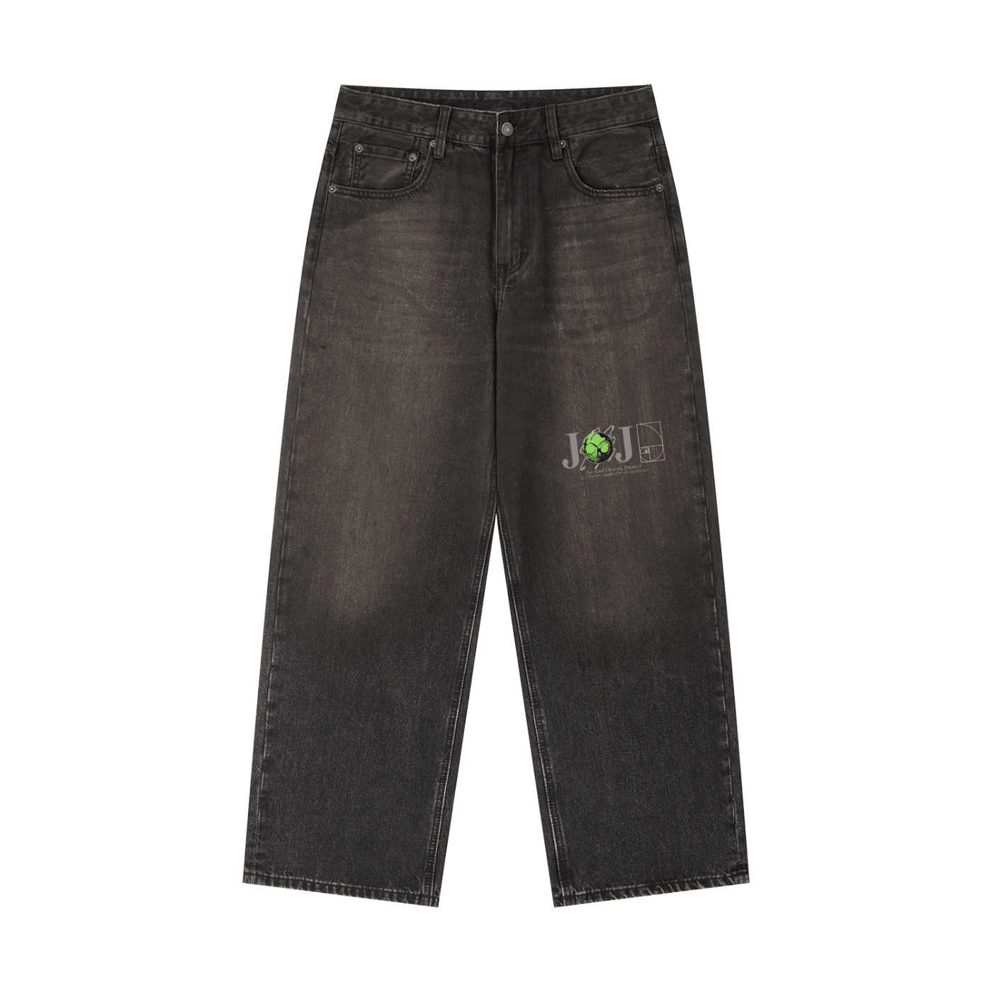 Steel Balll Denim Jeans - AY - Line Anime