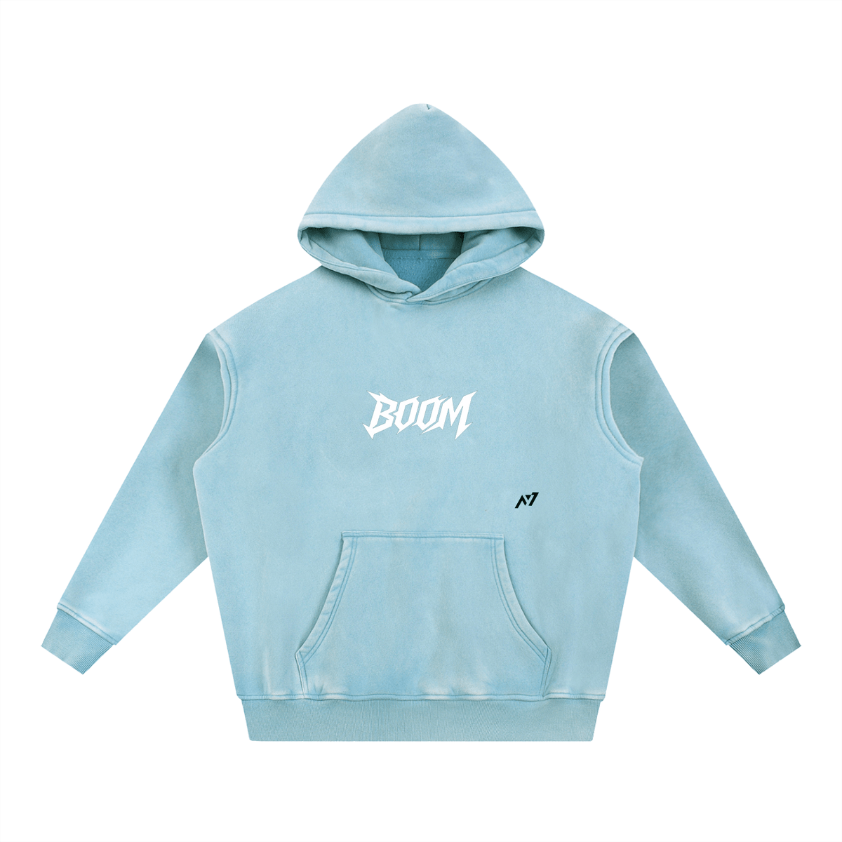 Blowback Washed Streetwear Hoodie - AY - Line Anime