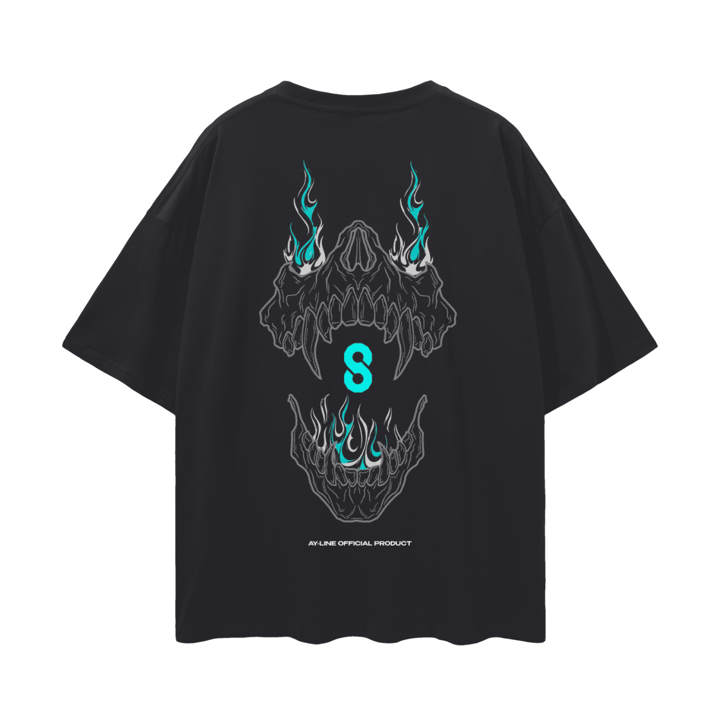 Monster Uprising Streetwear Shirt White and Black - AY - Line Anime