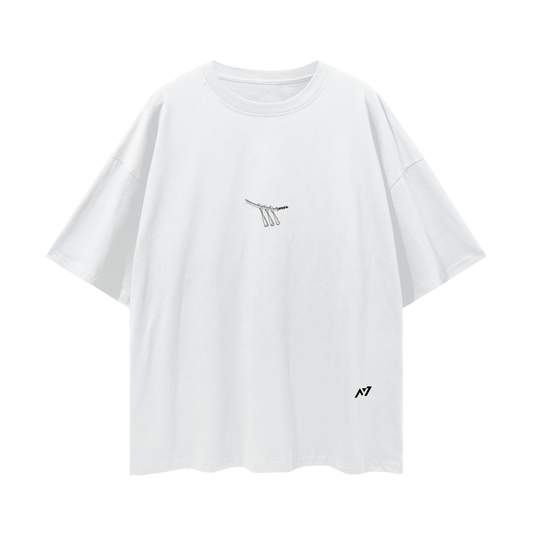 Wrath Carved Streetwear Shirt White - AY - Line Anime